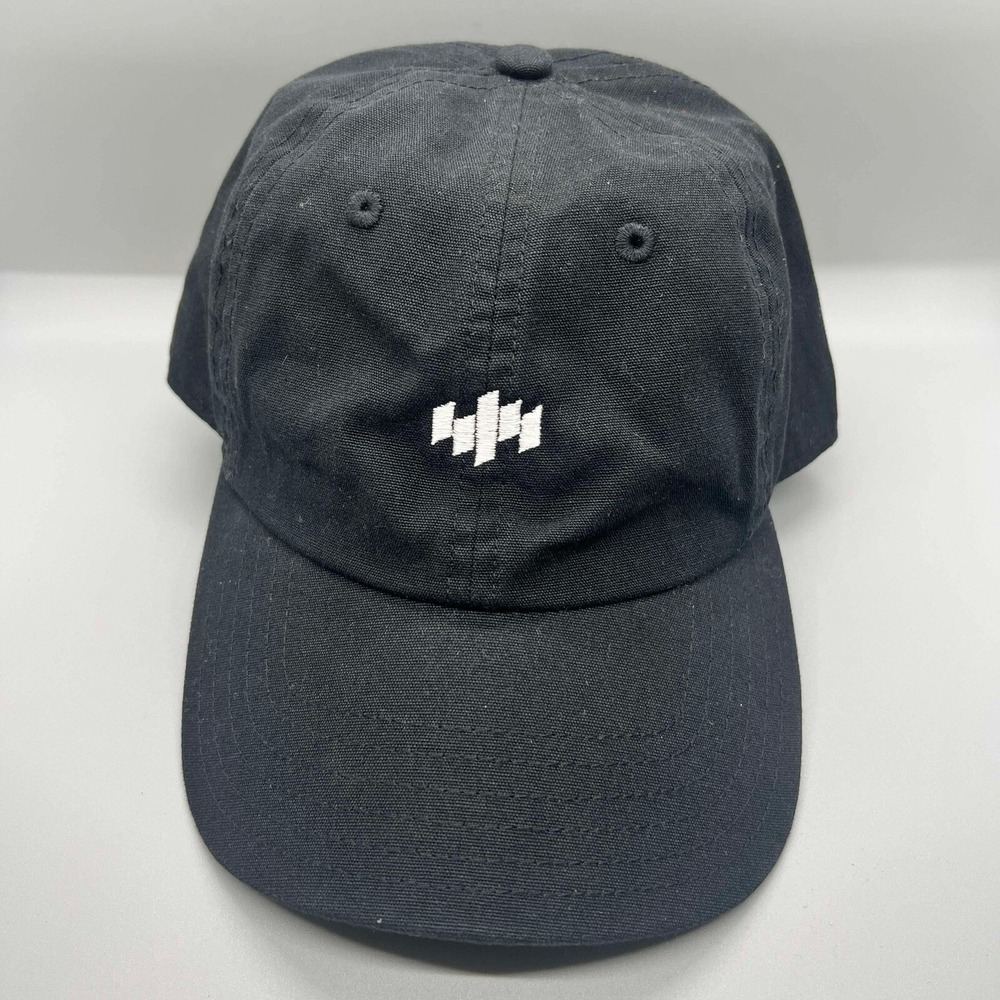 Praxis‎ Logo Black Adjustable Unisex Baseball Hat/cap EUC 100% Organic Cotton